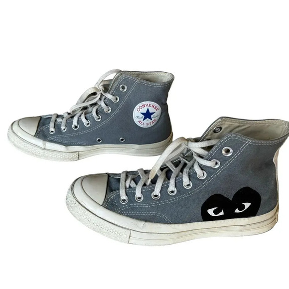 Comme des Garcons Play x Converse Chuck Taylor Sneakers Men Size 7 Women Size 9 - Picture 3 of 8